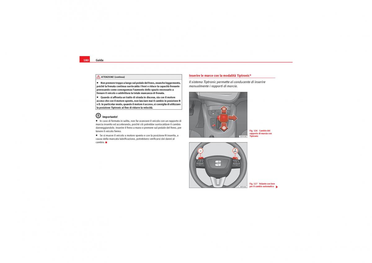 Seat Leon II 2 manuale del proprietario / page 182