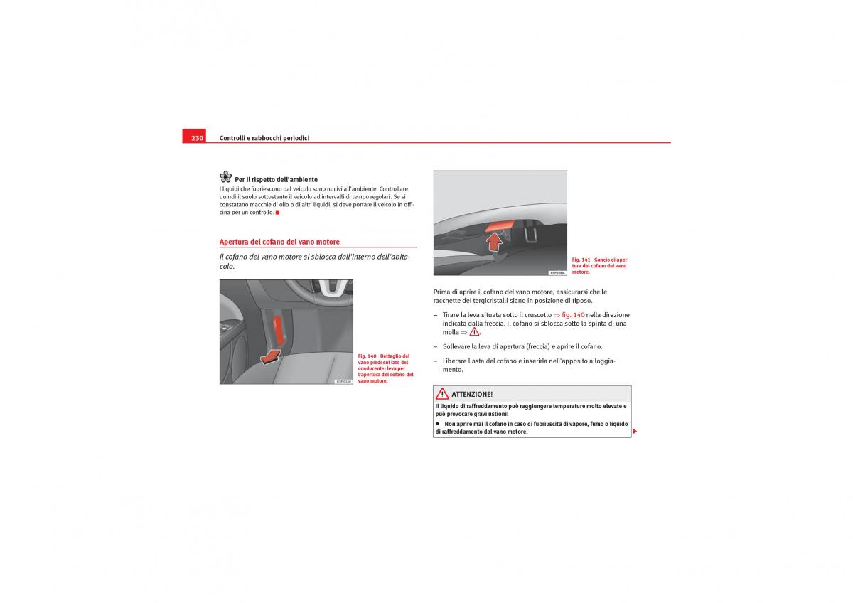 Seat Leon II 2 manuale del proprietario / page 232