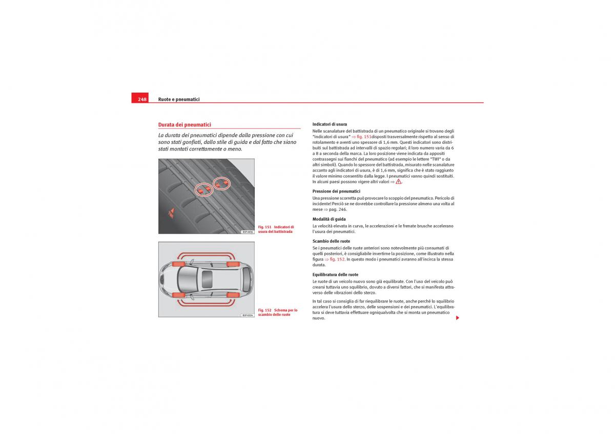 Seat Leon II 2 manuale del proprietario / page 250