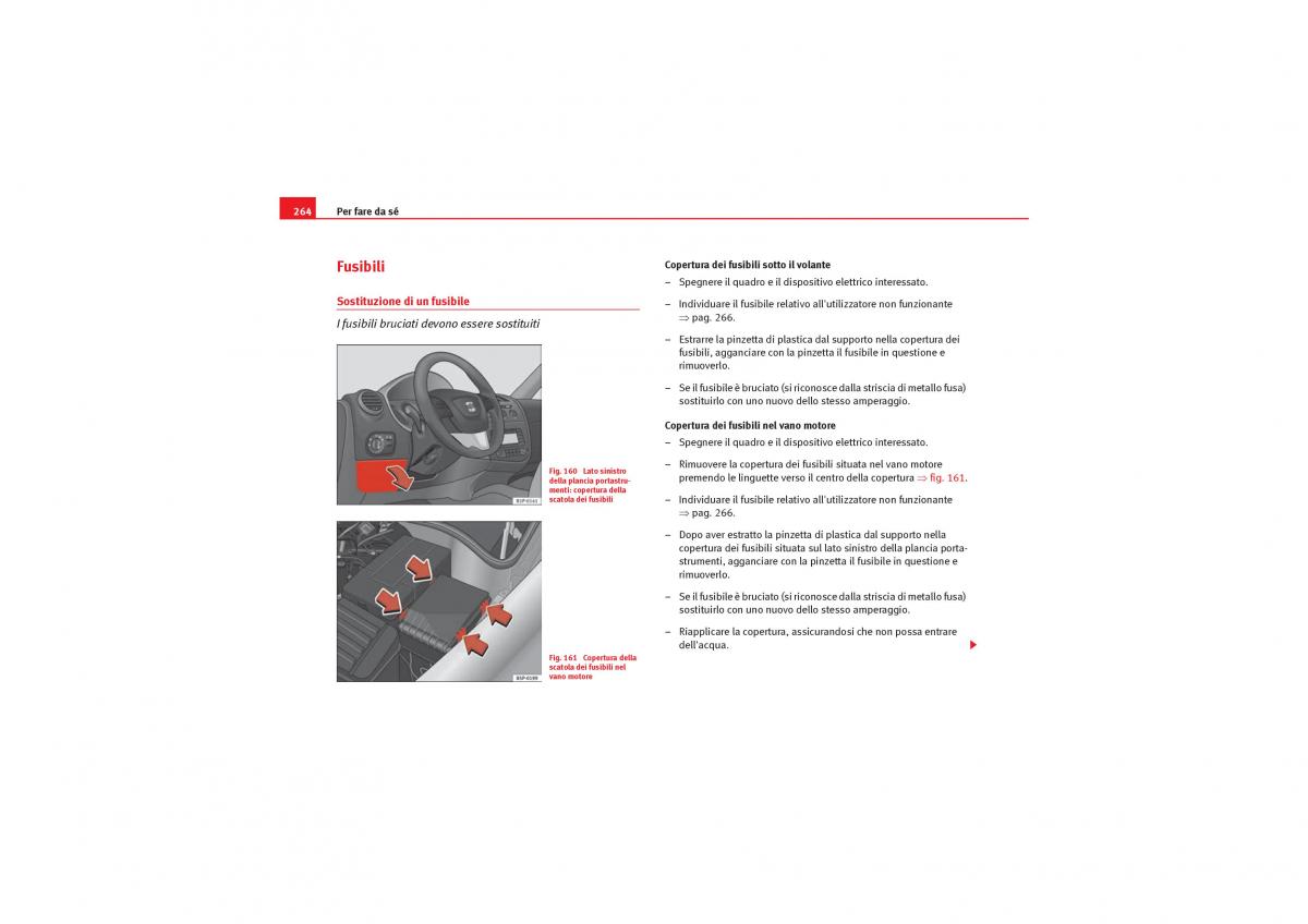 Seat Leon II 2 manuale del proprietario / page 266