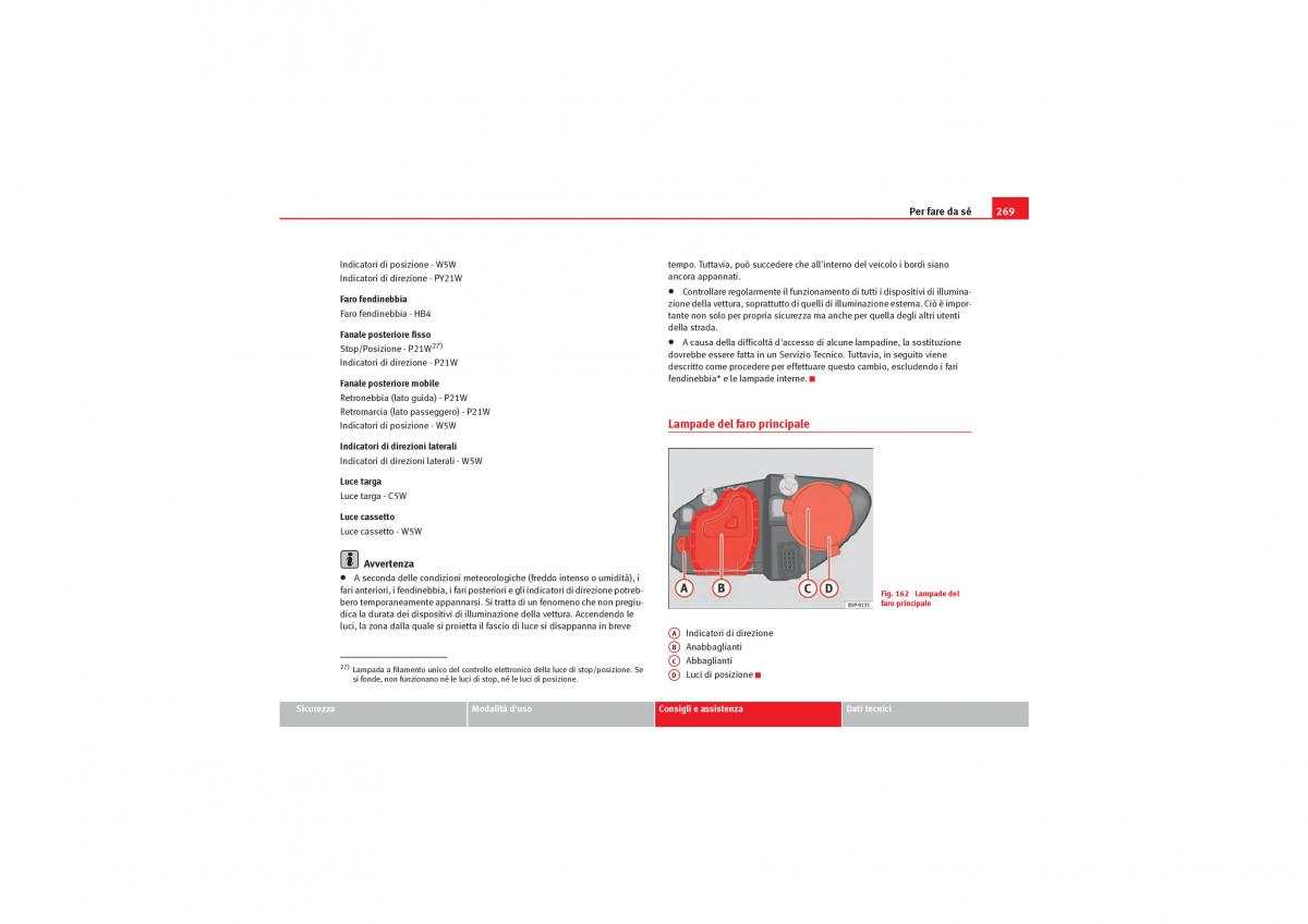 Seat Leon II 2 manuale del proprietario / page 271