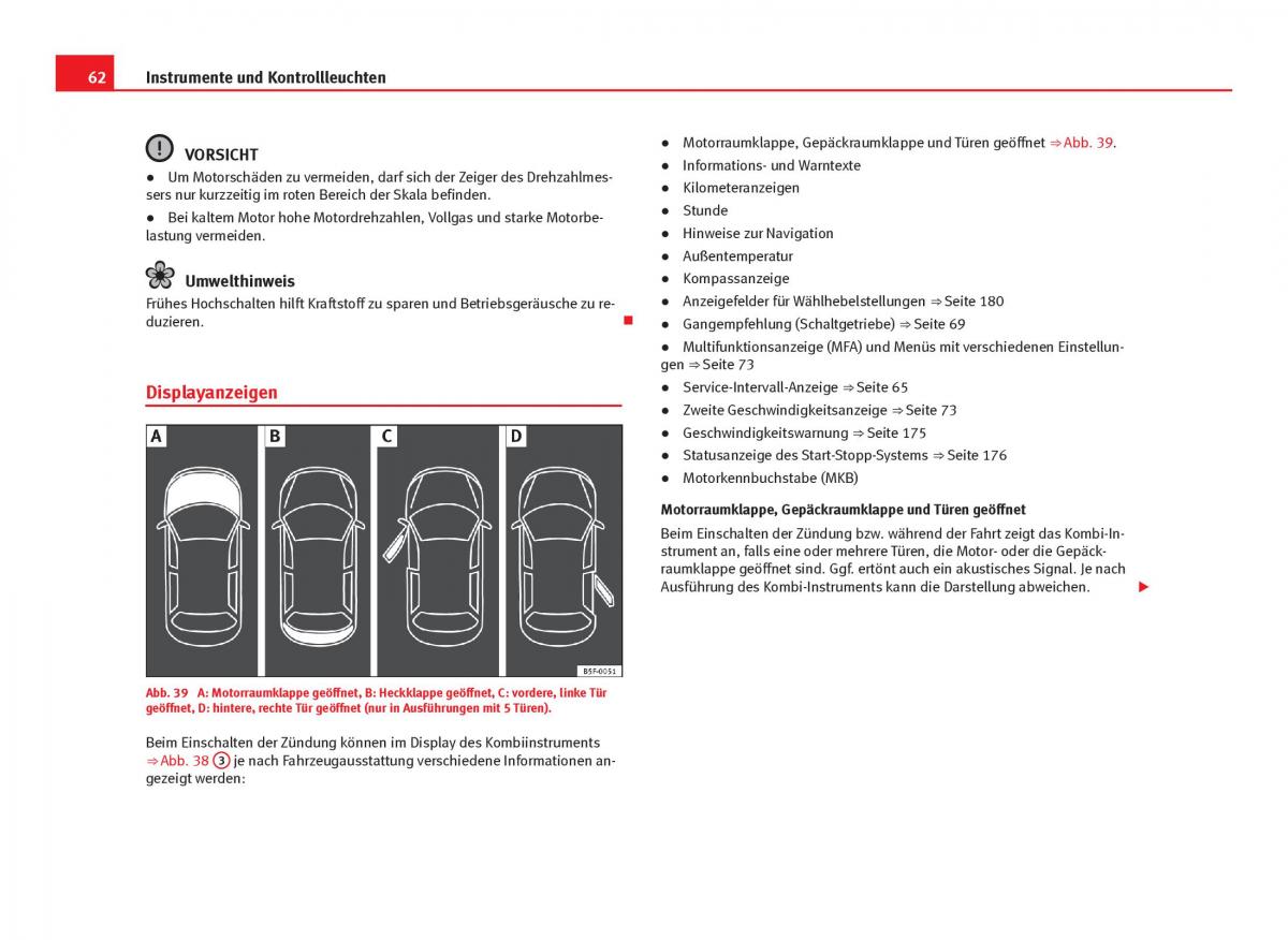 Seat Leon III 3 Handbuch / page 64