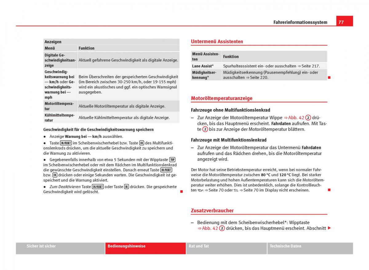 Seat Leon III 3 Handbuch / page 79