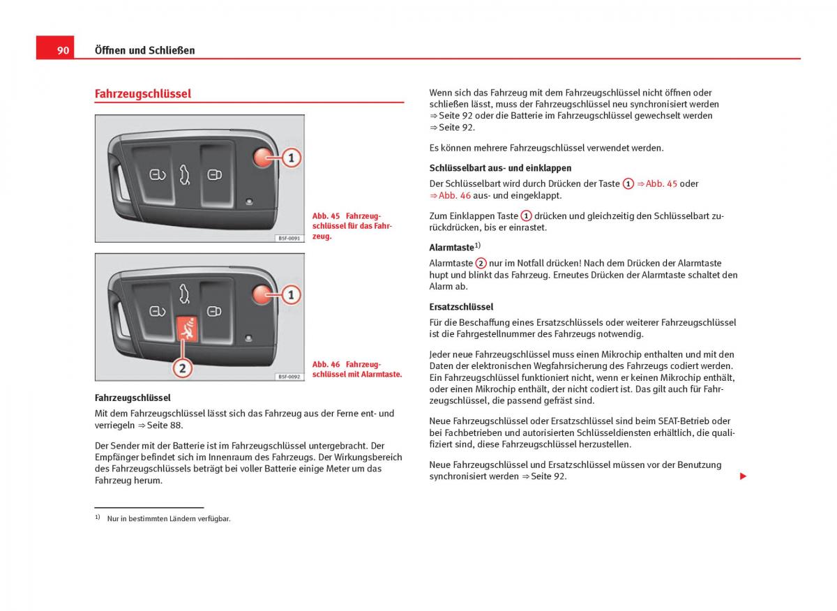 Seat Leon III 3 Handbuch / page 92