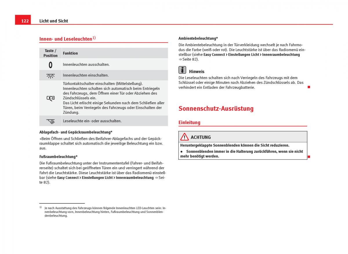 Seat Leon III 3 Handbuch / page 124