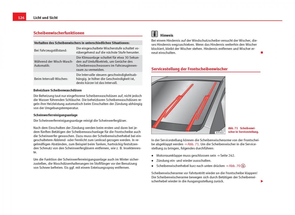 Seat Leon III 3 Handbuch / page 128