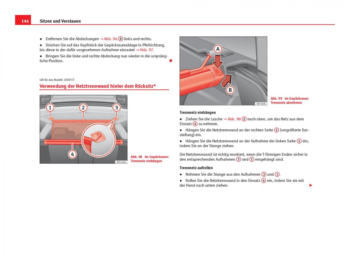 Seat Leon III 3 Handbuch / page 148