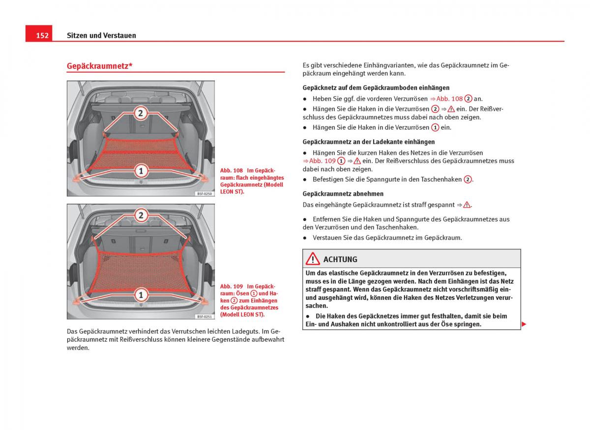 Seat Leon III 3 Handbuch / page 154