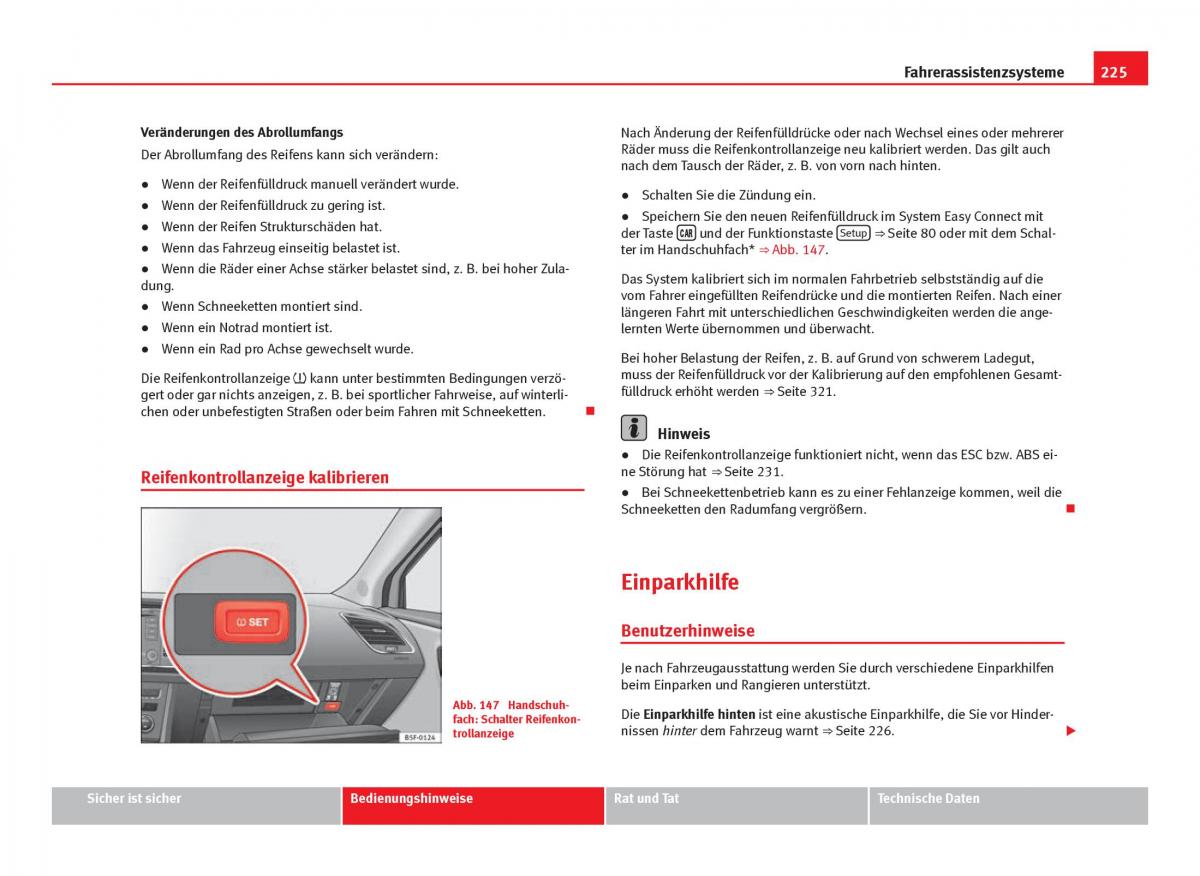 Seat Leon III 3 Handbuch / page 227