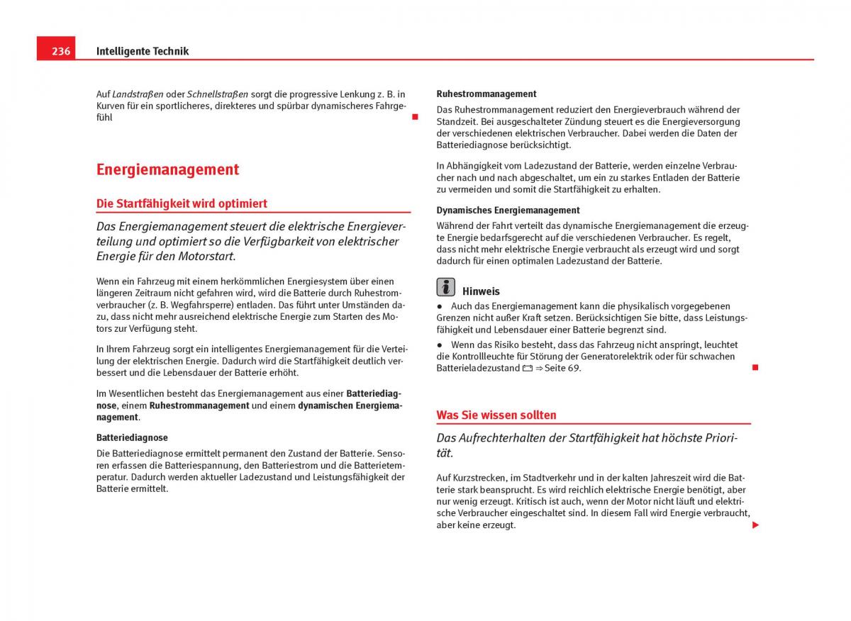 Seat Leon III 3 Handbuch / page 238