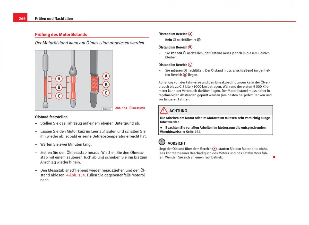 Seat Leon III 3 Handbuch / page 268