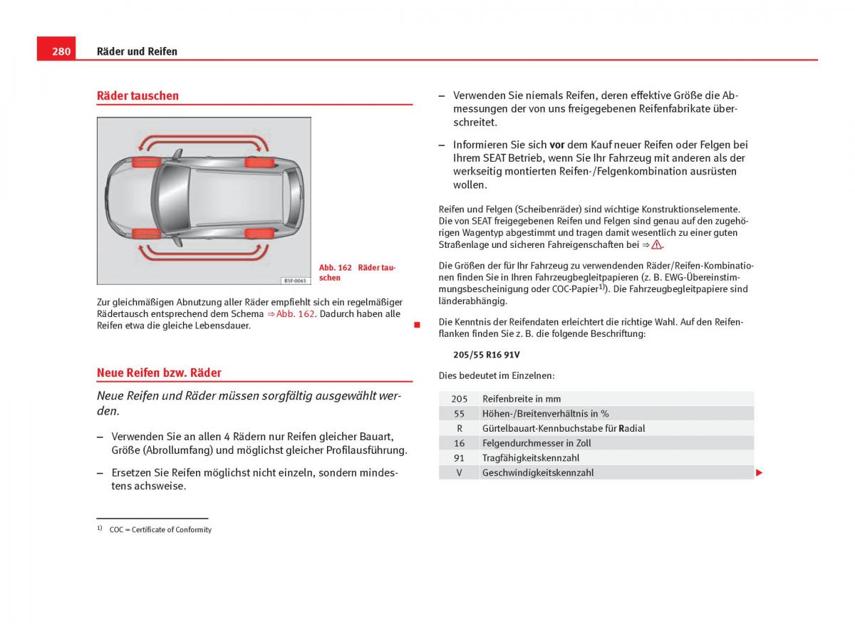 Seat Leon III 3 Handbuch / page 282