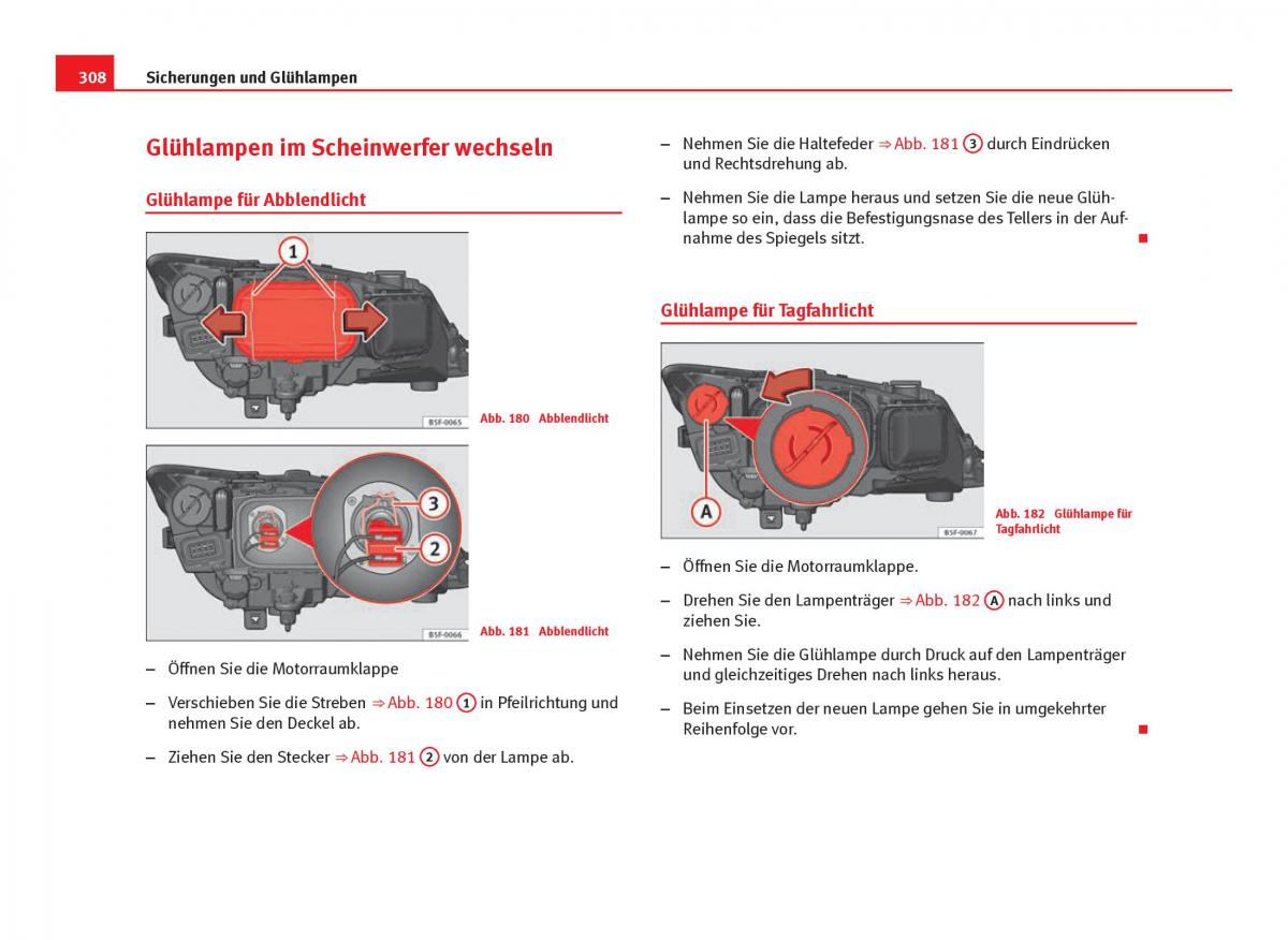 Seat Leon III 3 Handbuch / page 310