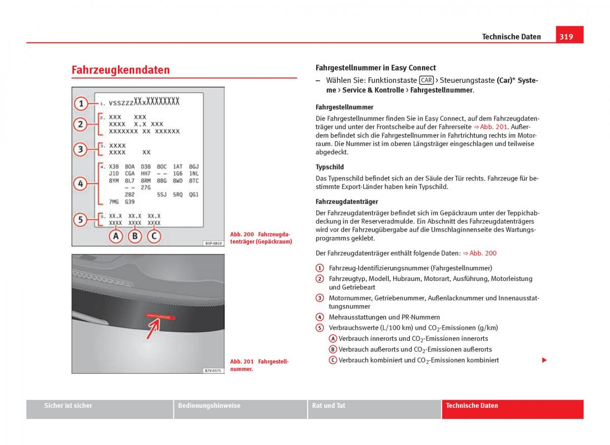 Seat Leon III 3 Handbuch / page 321