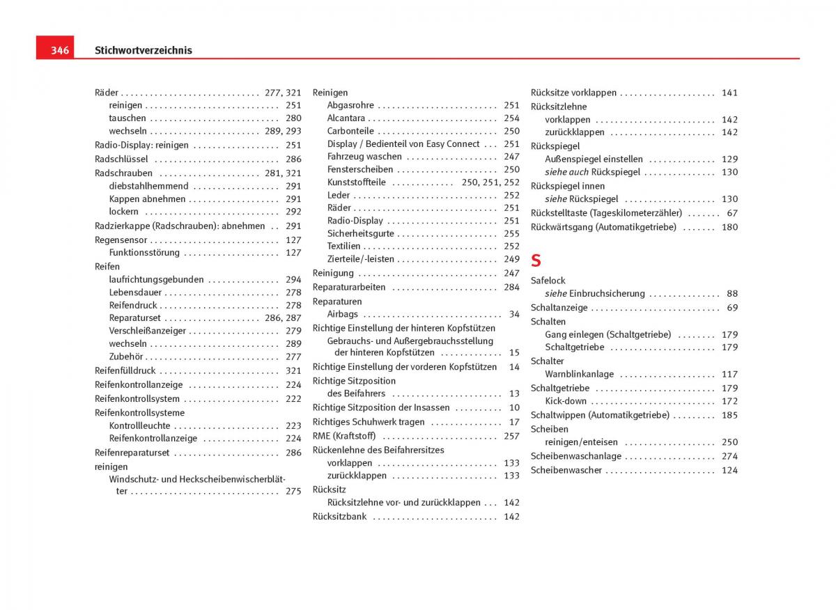 Seat Leon III 3 Handbuch / page 348