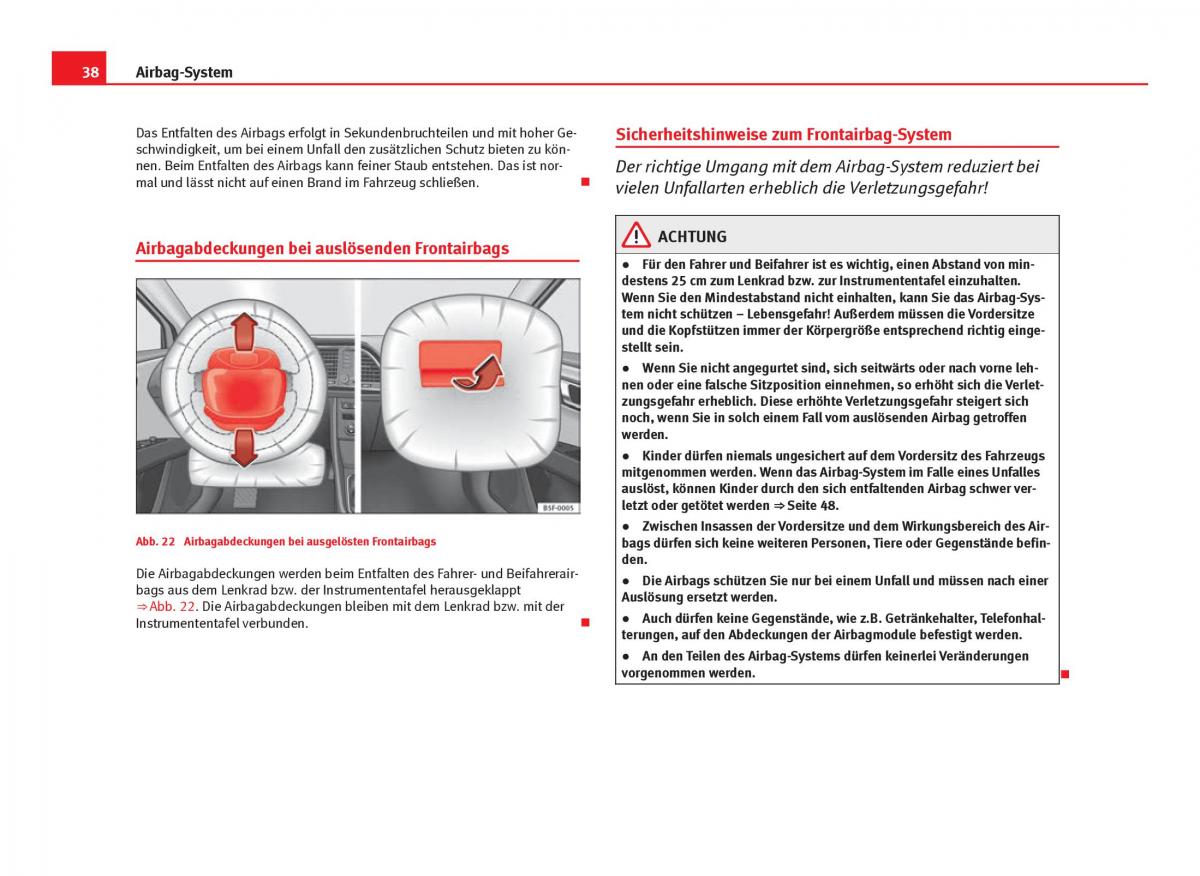 Seat Leon III 3 Handbuch / page 40