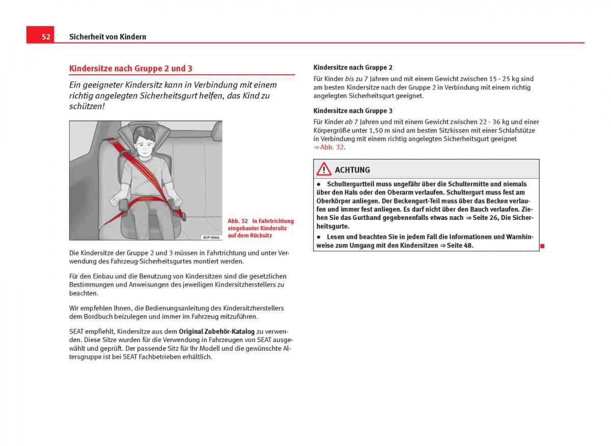 Seat Leon III 3 Handbuch / page 54