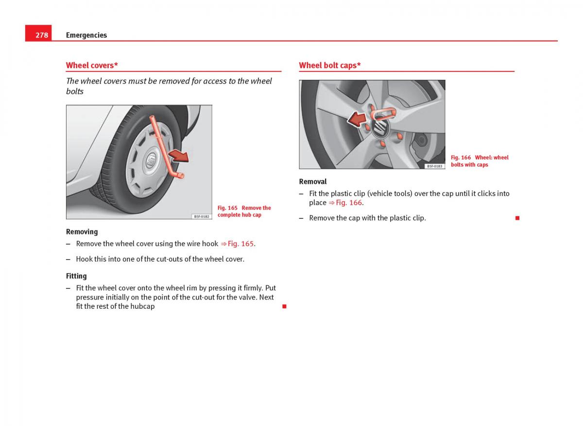 Seat Leon III 3 owners manual / page 280