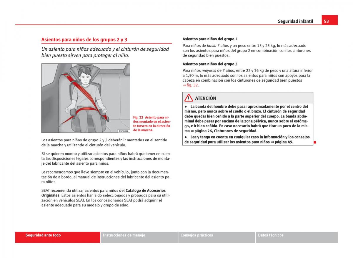 Seat Leon III 3 manual del propietario / page 55