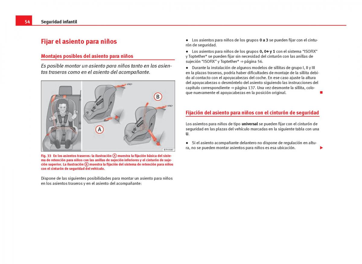 Seat Leon III 3 manual del propietario / page 56