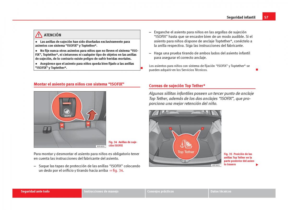 Seat Leon III 3 manual del propietario / page 59