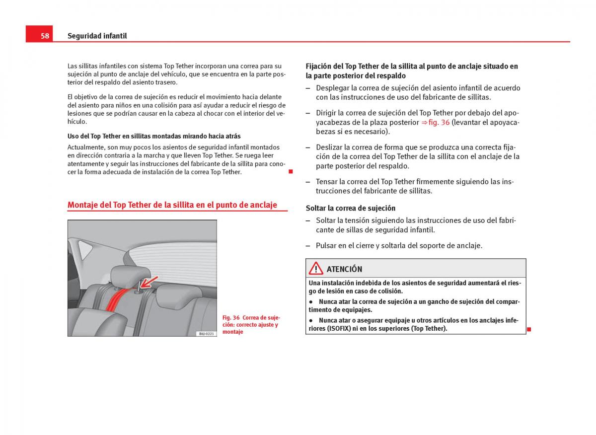 Seat Leon III 3 manual del propietario / page 60