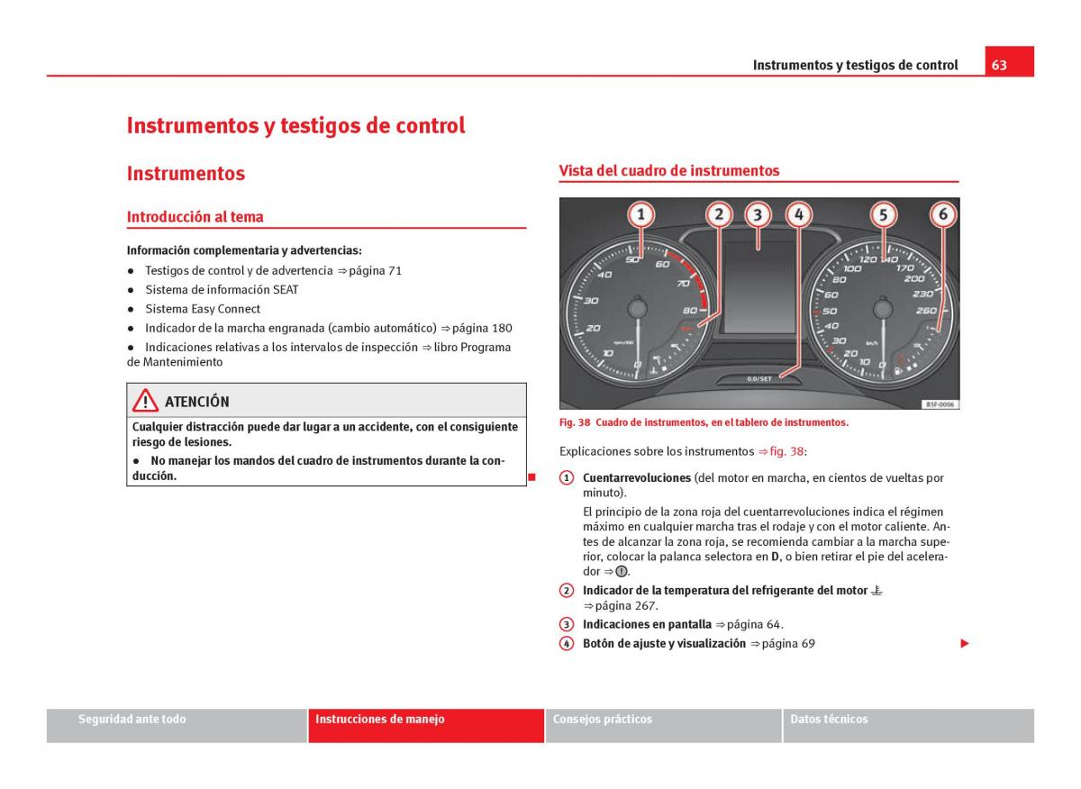 Seat Leon III 3 manual del propietario / page 65