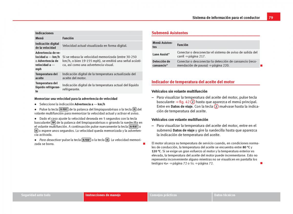 Seat Leon III 3 manual del propietario / page 81