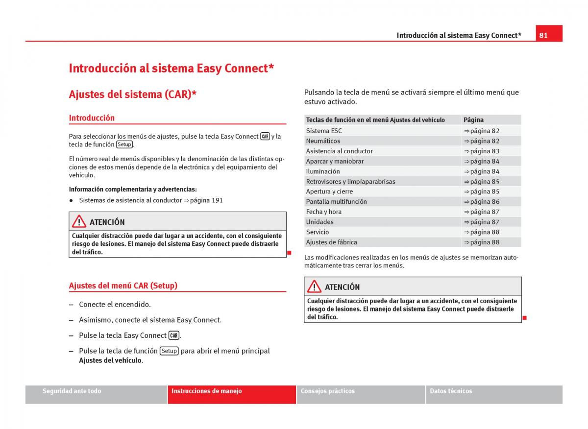 Seat Leon III 3 manual del propietario / page 83