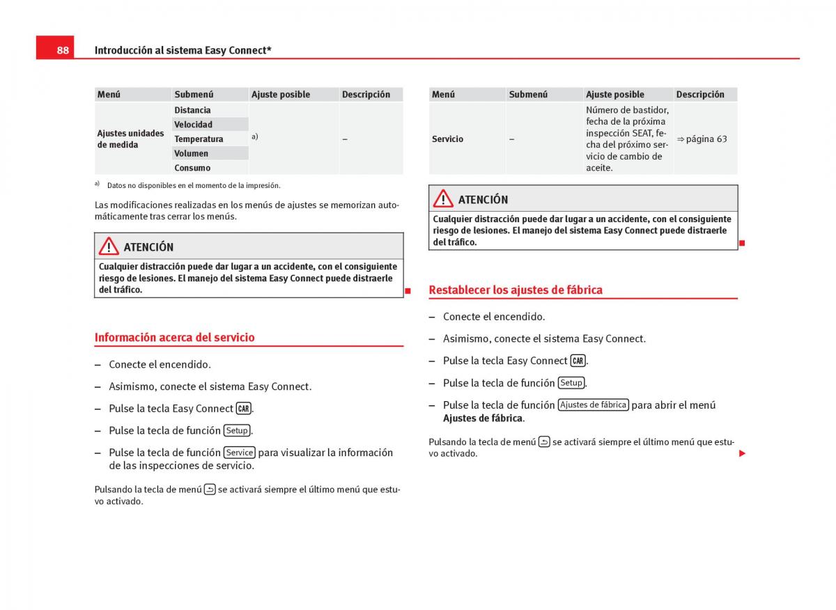 Seat Leon III 3 manual del propietario / page 90