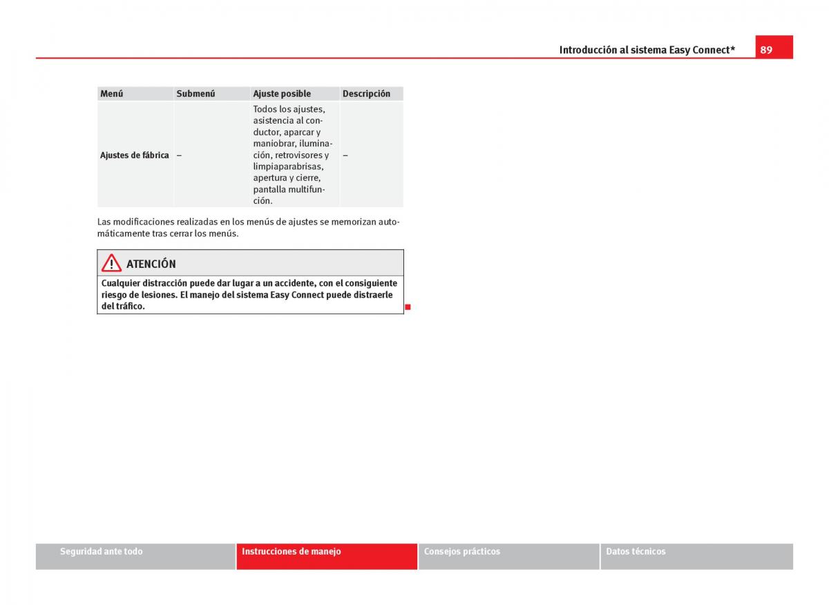 Seat Leon III 3 manual del propietario / page 91