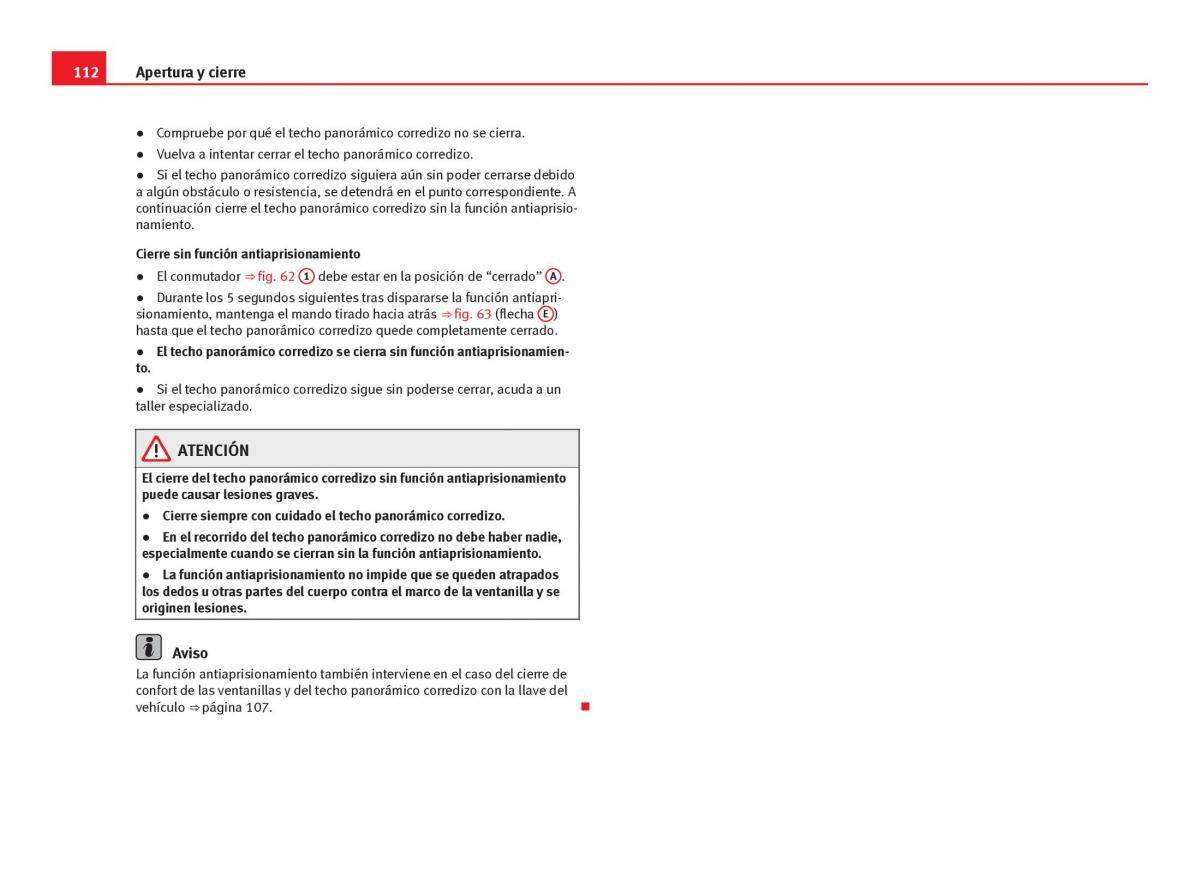 Seat Leon III 3 manual del propietario / page 114