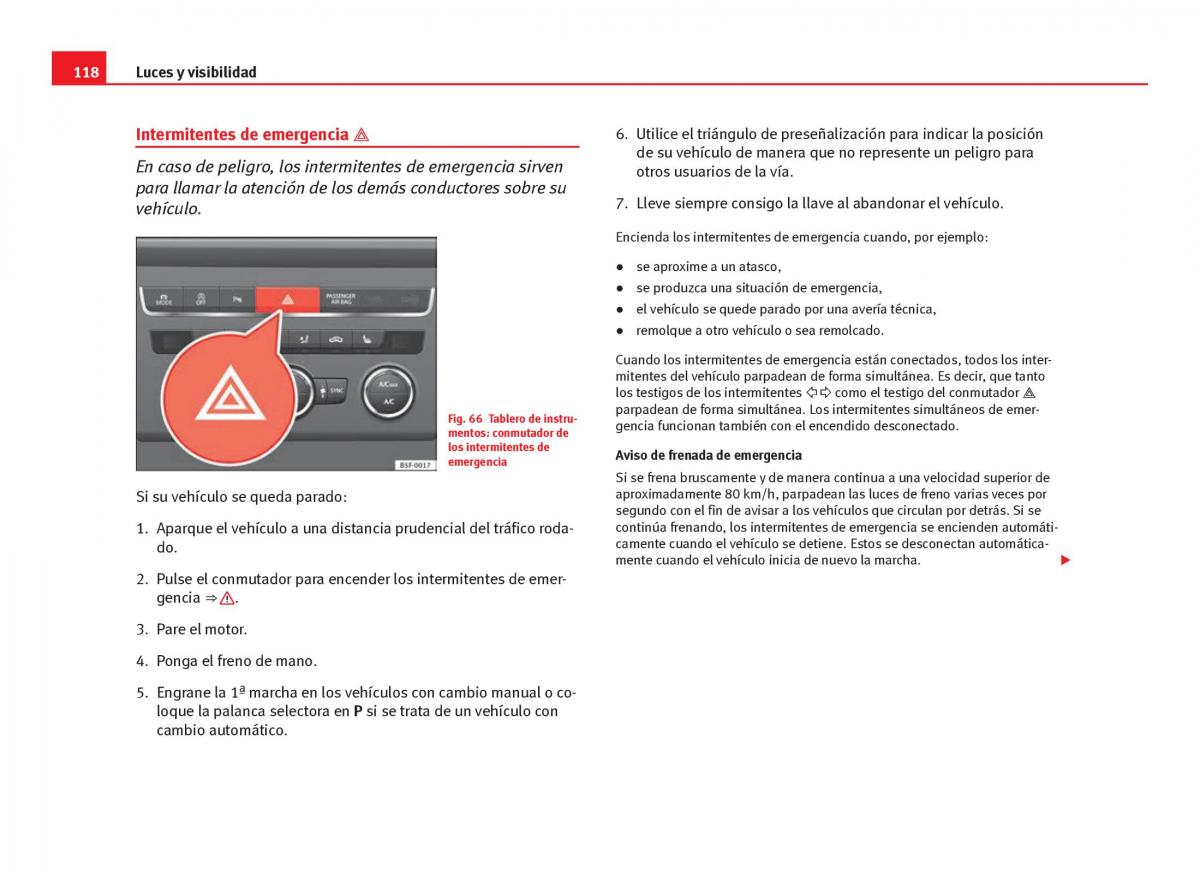 Seat Leon III 3 manual del propietario / page 120