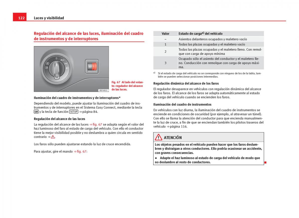 Seat Leon III 3 manual del propietario / page 124