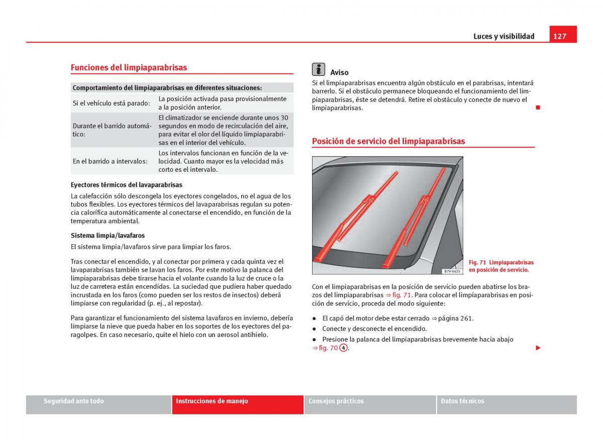 Seat Leon III 3 manual del propietario / page 129