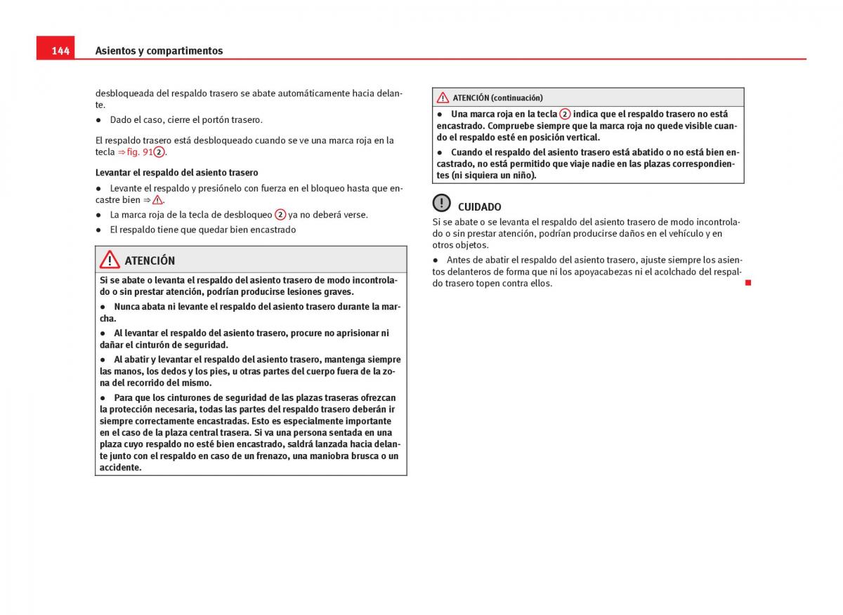 Seat Leon III 3 manual del propietario / page 146