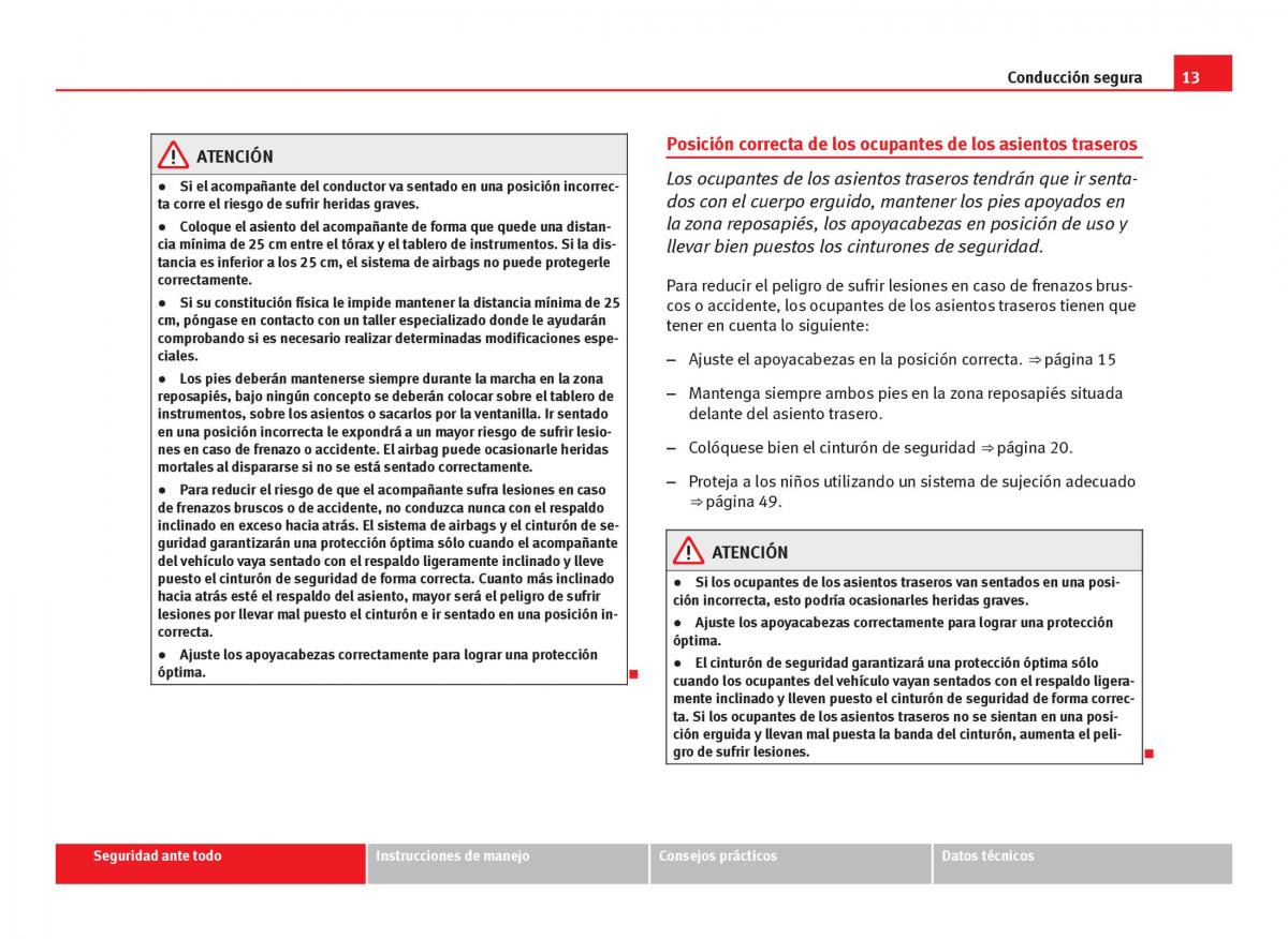 Seat Leon III 3 manual del propietario / page 15