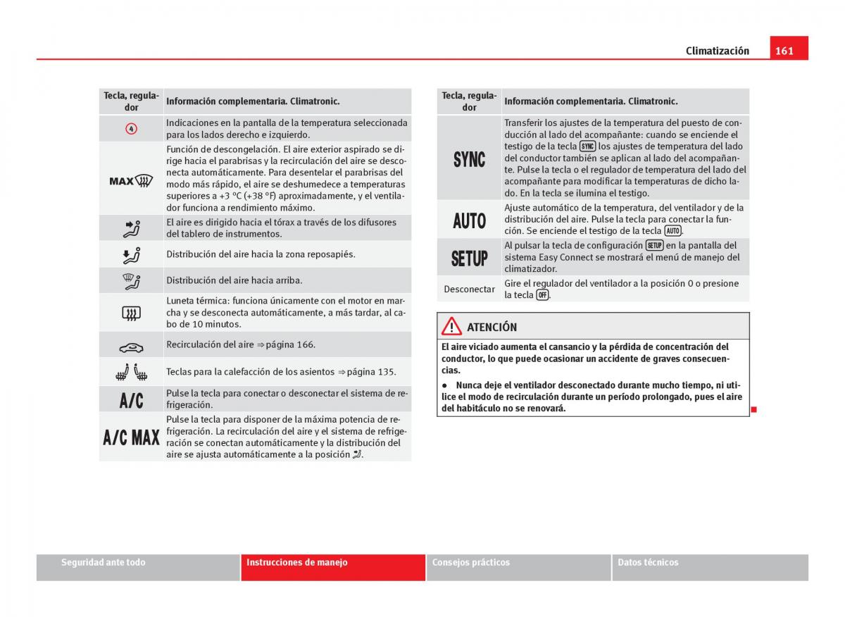 Seat Leon III 3 manual del propietario / page 163