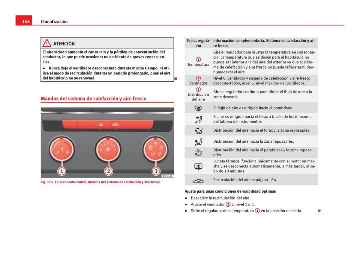 Seat Leon III 3 manual del propietario / page 166