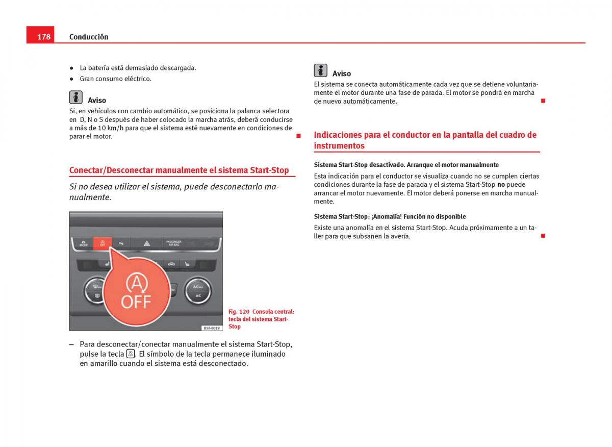 Seat Leon III 3 manual del propietario / page 180