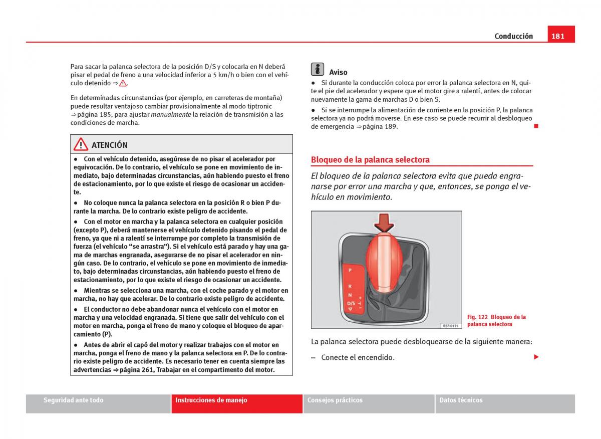 Seat Leon III 3 manual del propietario / page 183