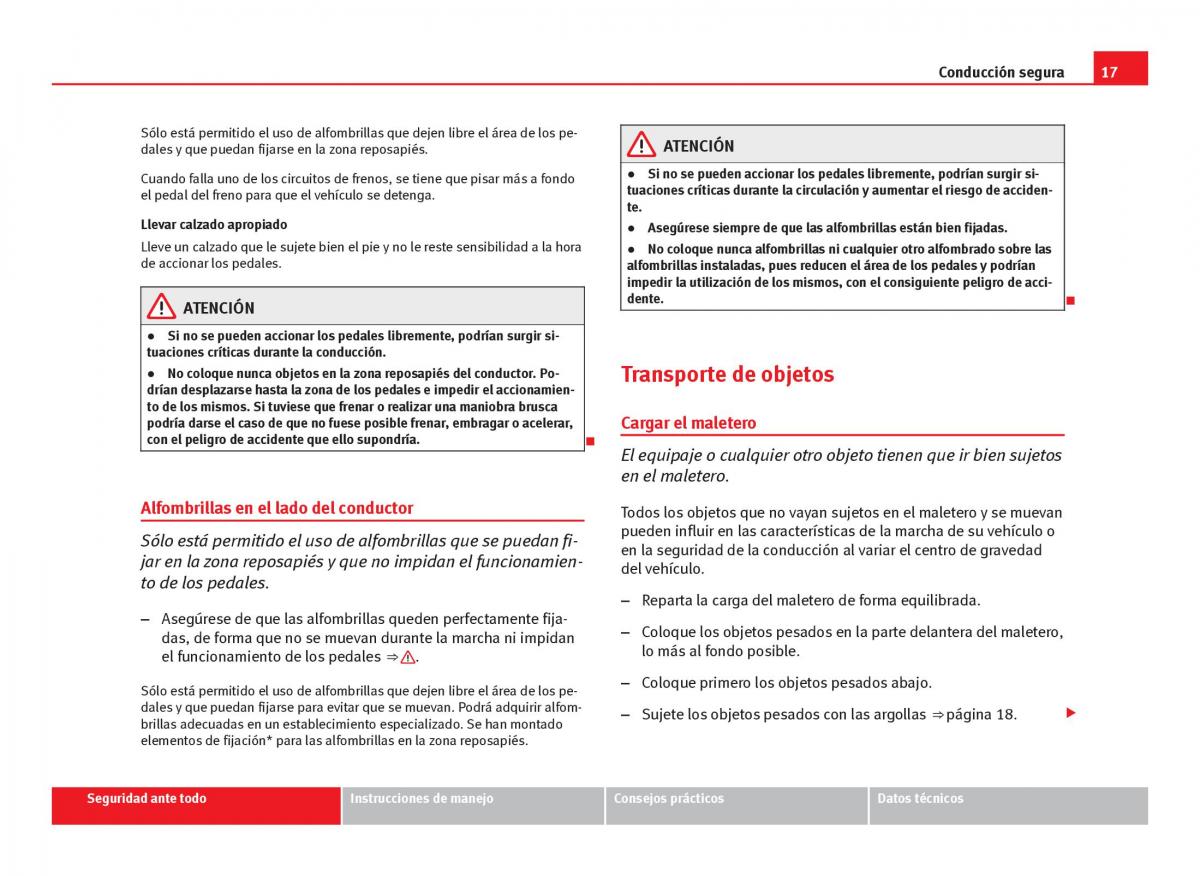 Seat Leon III 3 manual del propietario / page 19