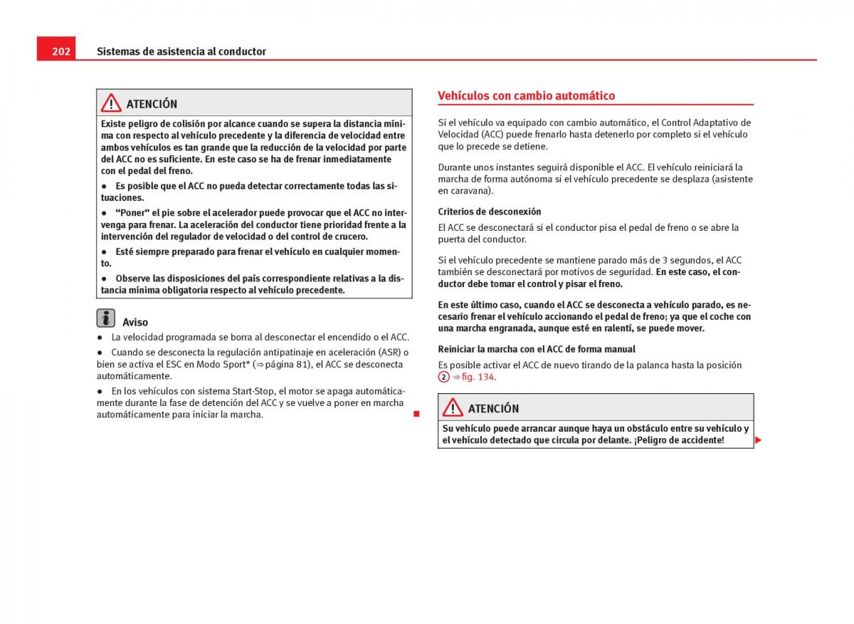 Seat Leon III 3 manual del propietario / page 204