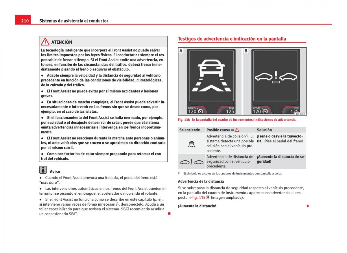 Seat Leon III 3 manual del propietario / page 212