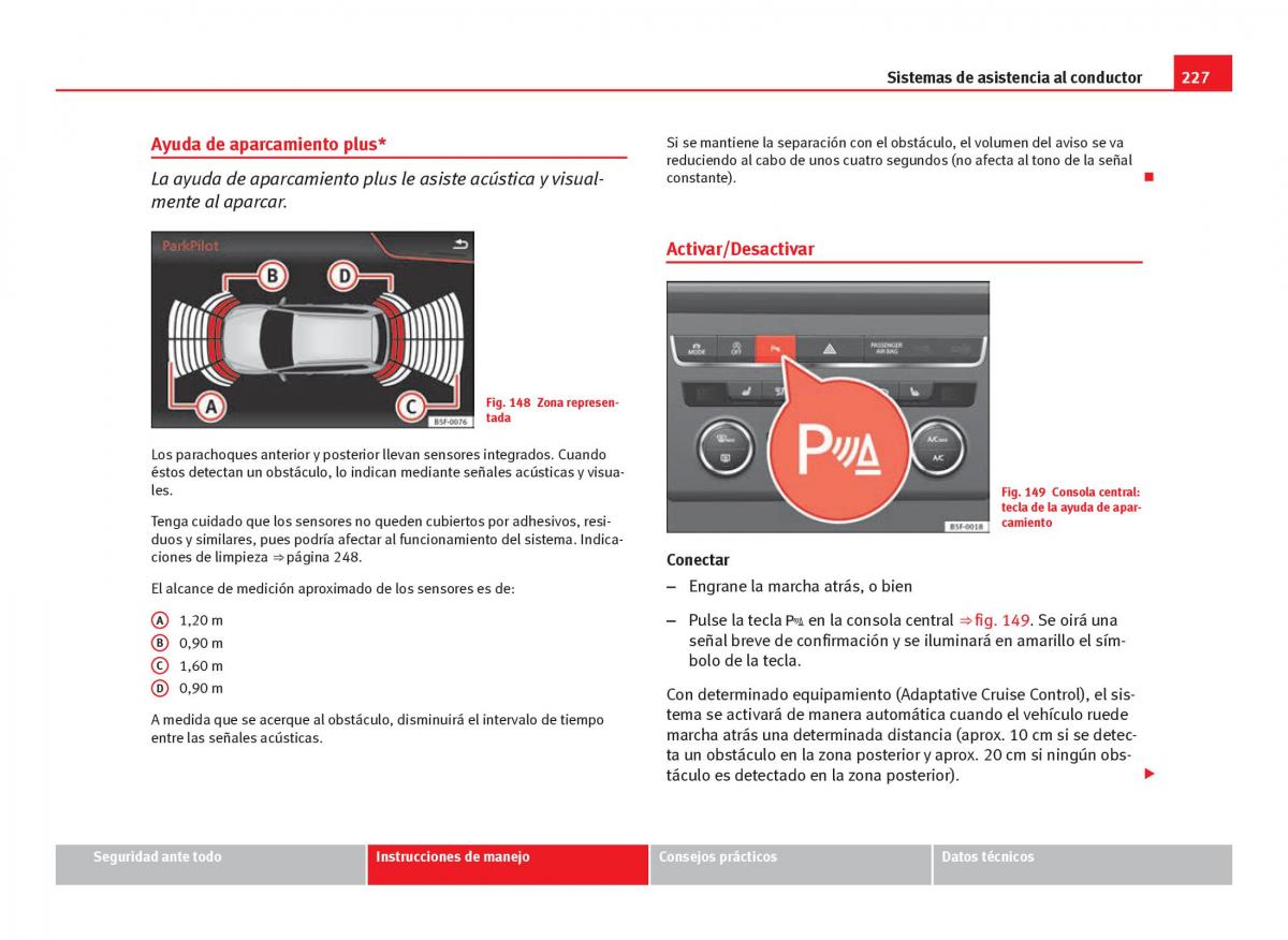 Seat Leon III 3 manual del propietario / page 229