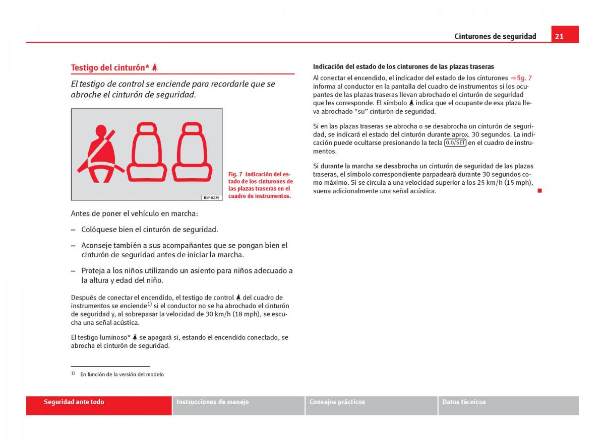 Seat Leon III 3 manual del propietario / page 23