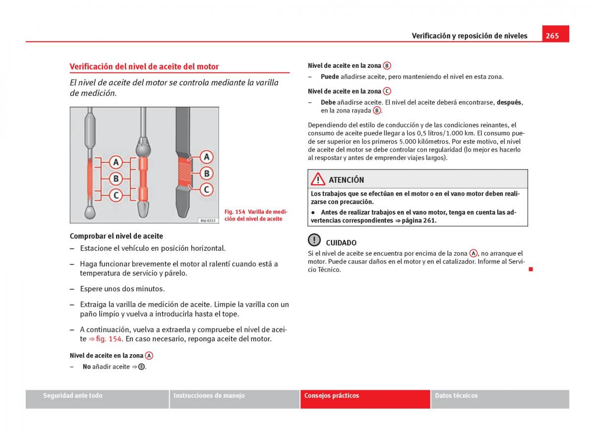 Seat Leon III 3 manual del propietario / page 267