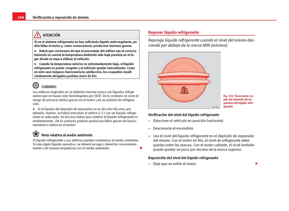 Seat Leon III 3 manual del propietario / page 270