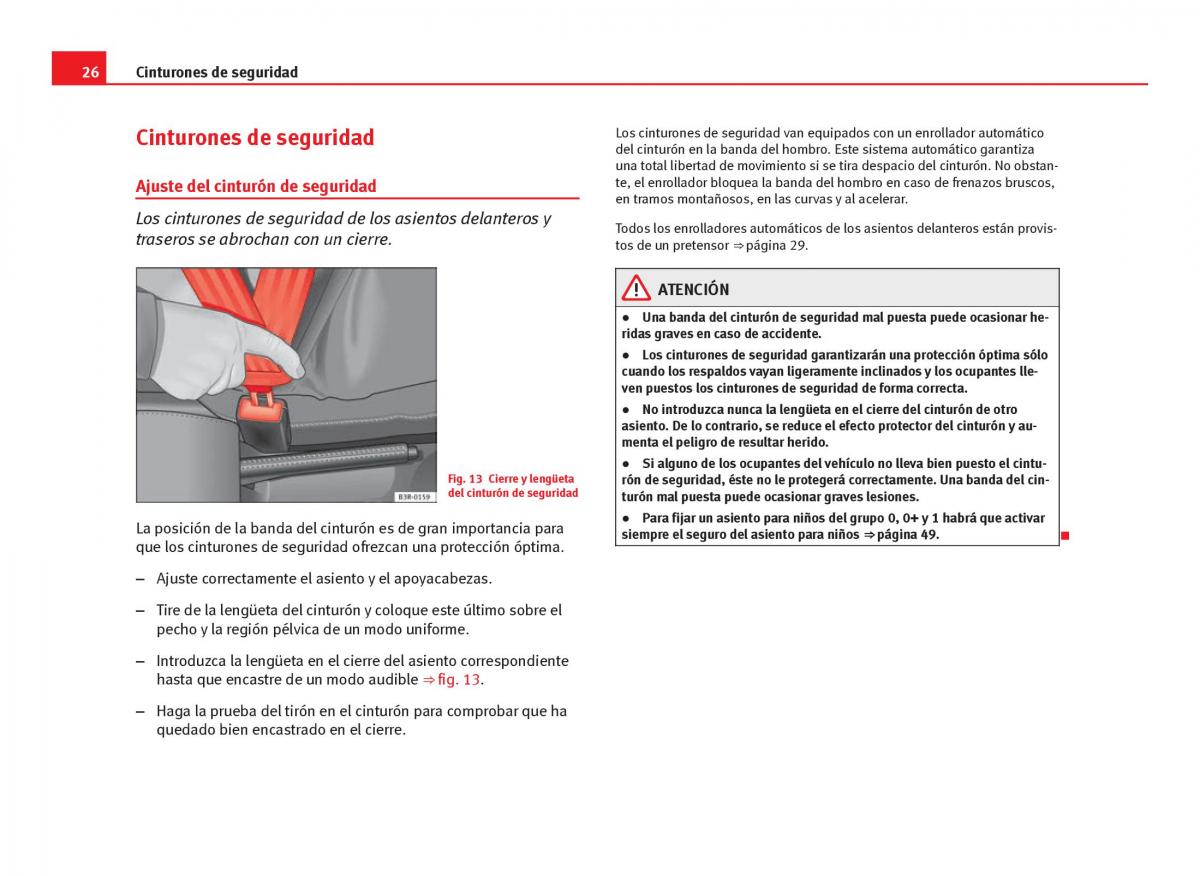 Seat Leon III 3 manual del propietario / page 28