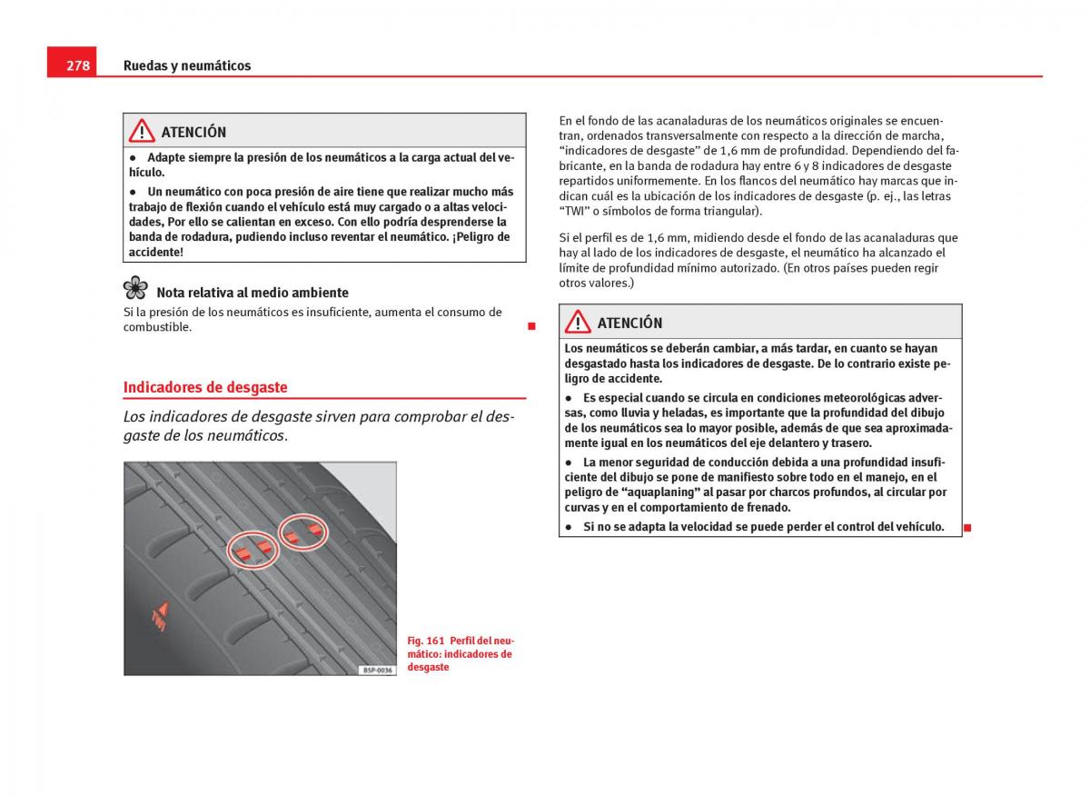 Seat Leon III 3 manual del propietario / page 280